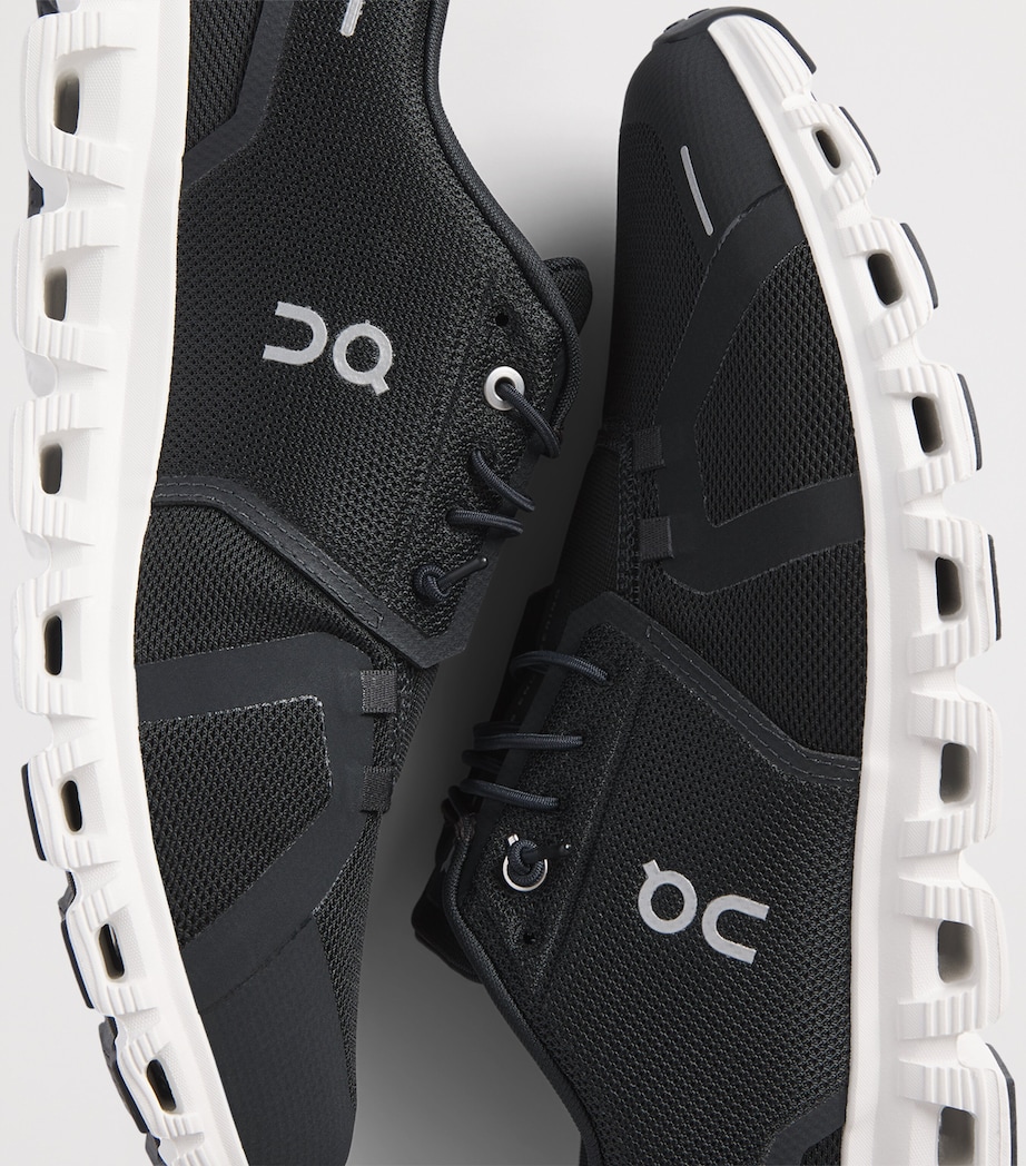 On Mens Cloud 6 Trainers Black | White Image 7