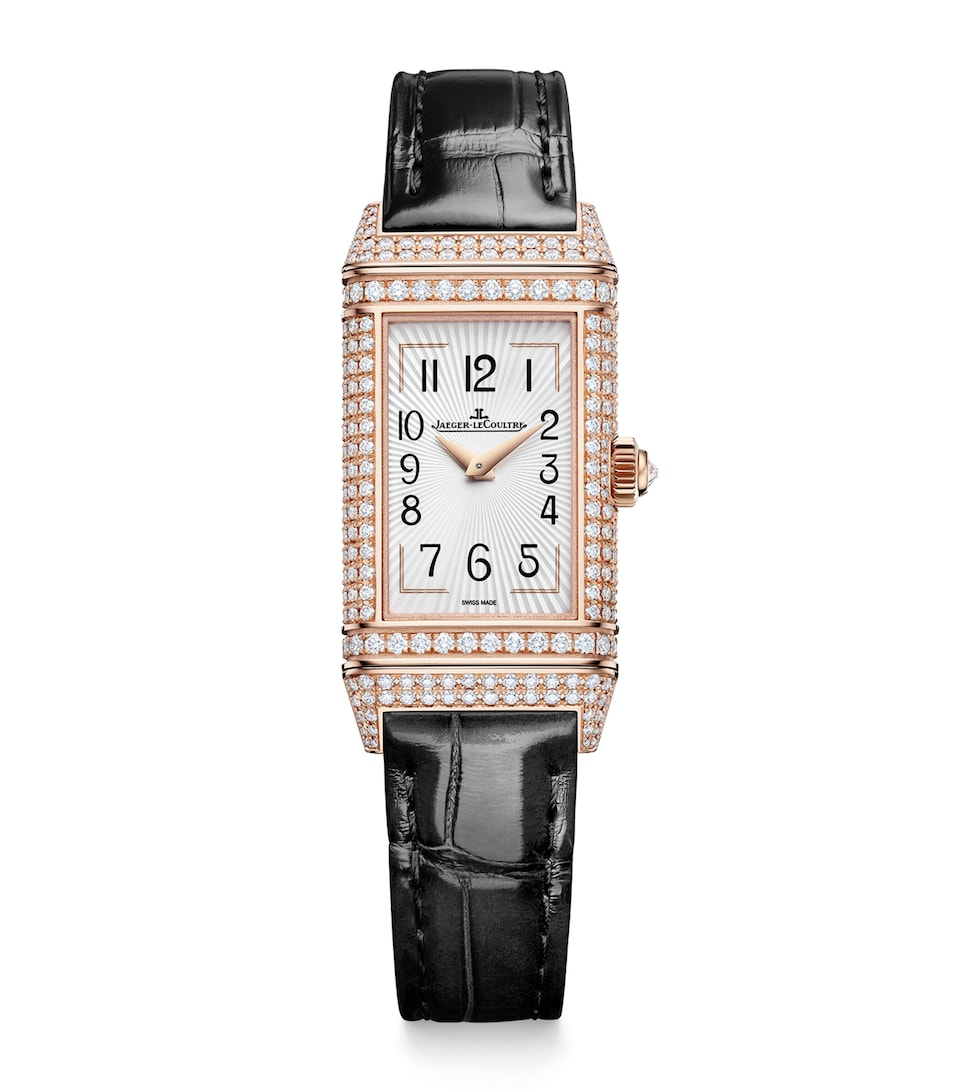 Pink Gold Reverso One Jewellery Watch 20mm
