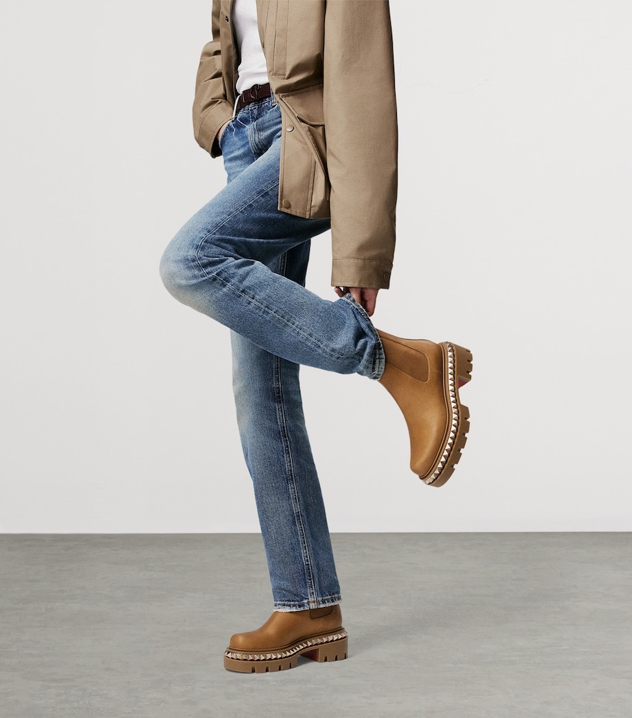 St Emilia Pyraclou Leather Chelsea Boots C562 Image 2