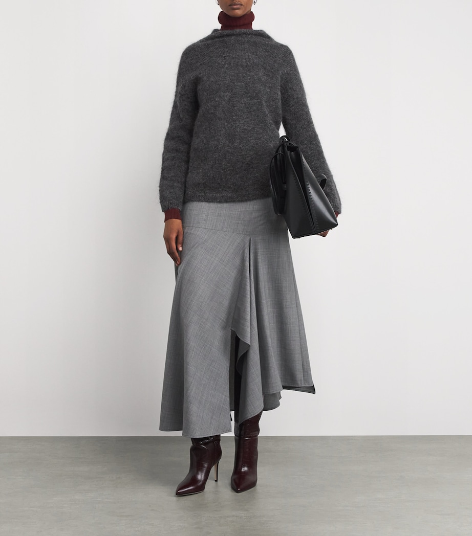 Mohair-Blend Rollneck Sweater DARK GREY Image 2