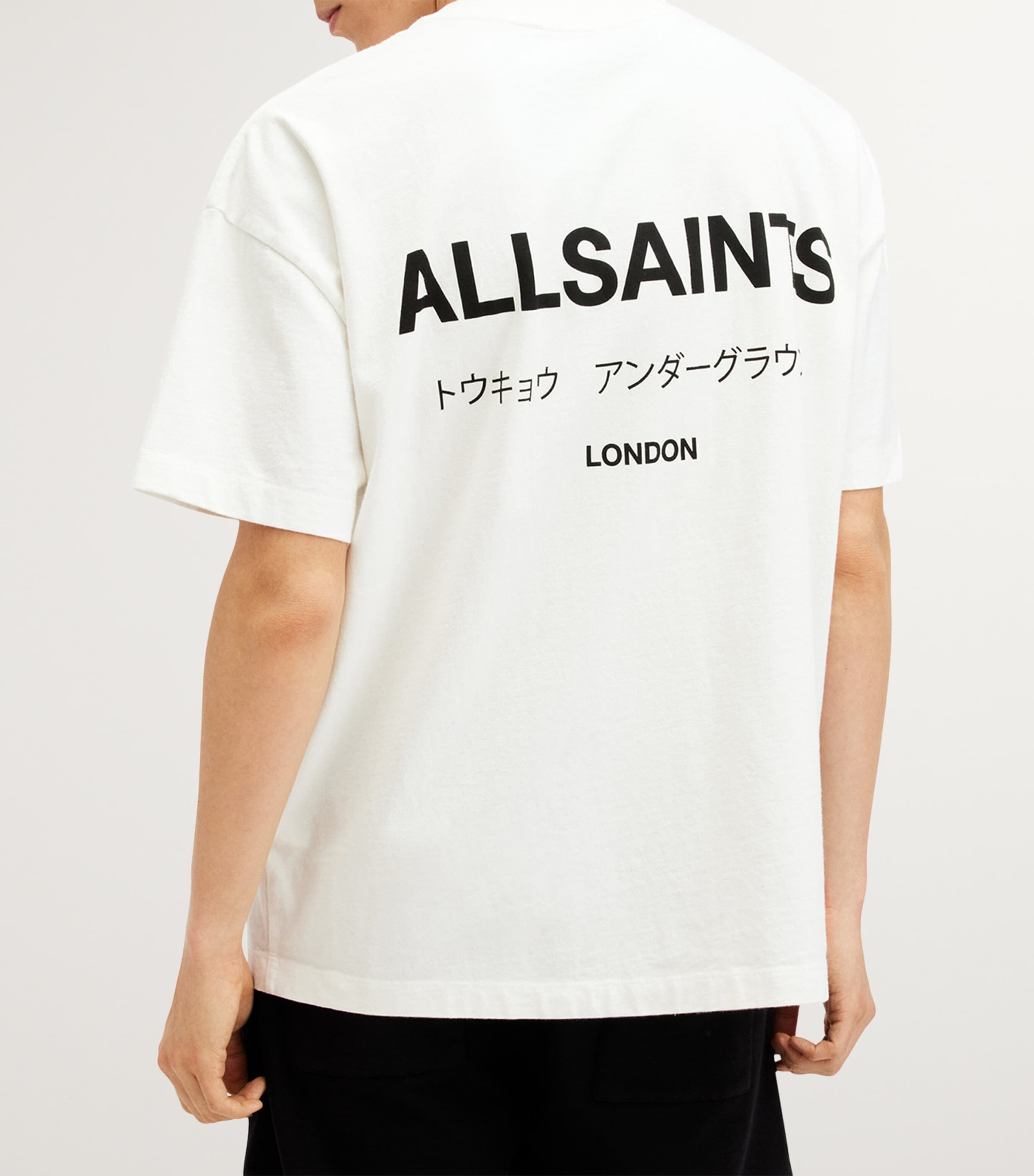 Organic Cotton Underground T-Shirt ASHEN WHITE Image 3