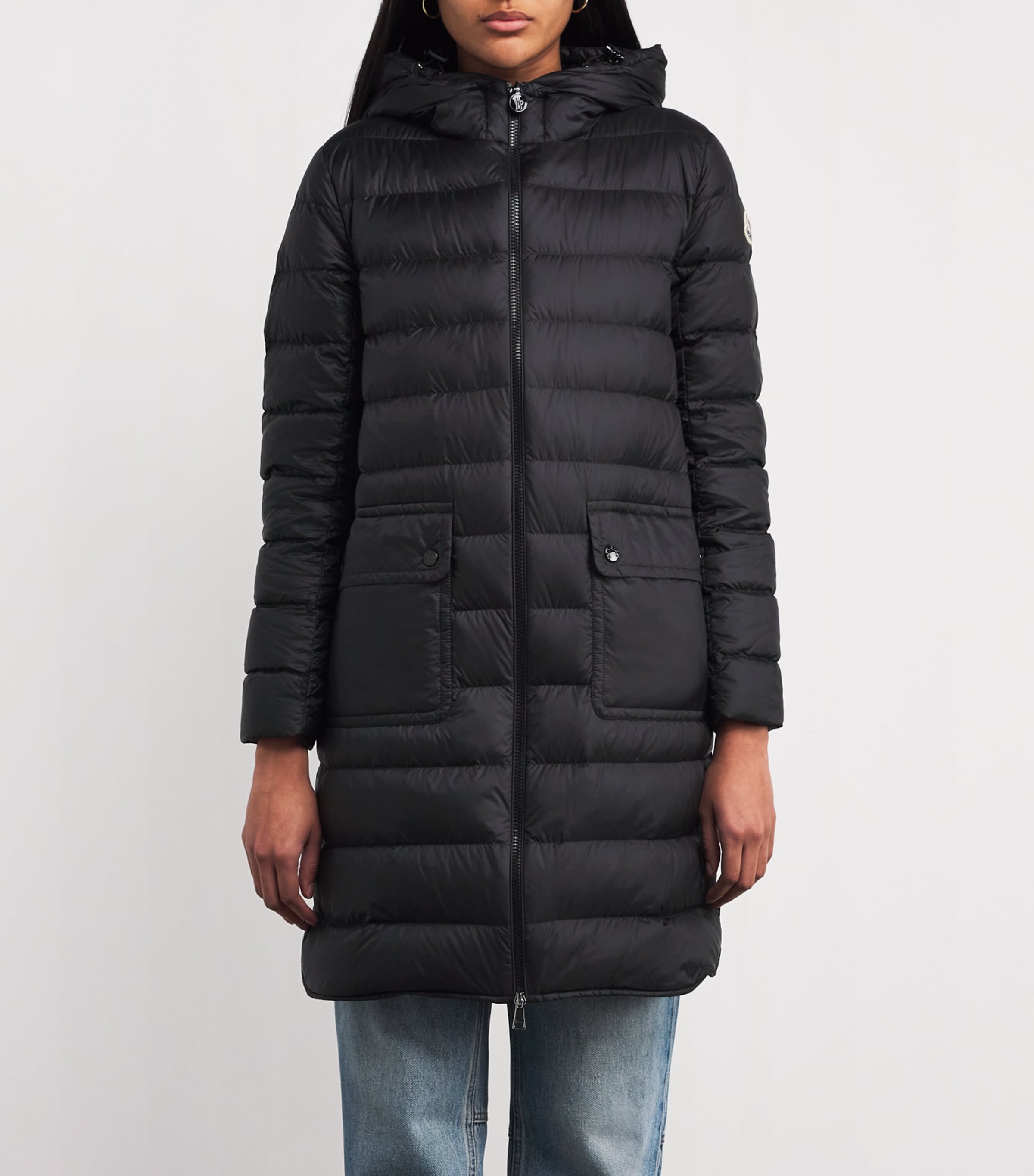 MONCLER◆SEDAN◆ナイロンダウンロングパーカー Moncler Down Sedan Long Parka Coat | Harrods US