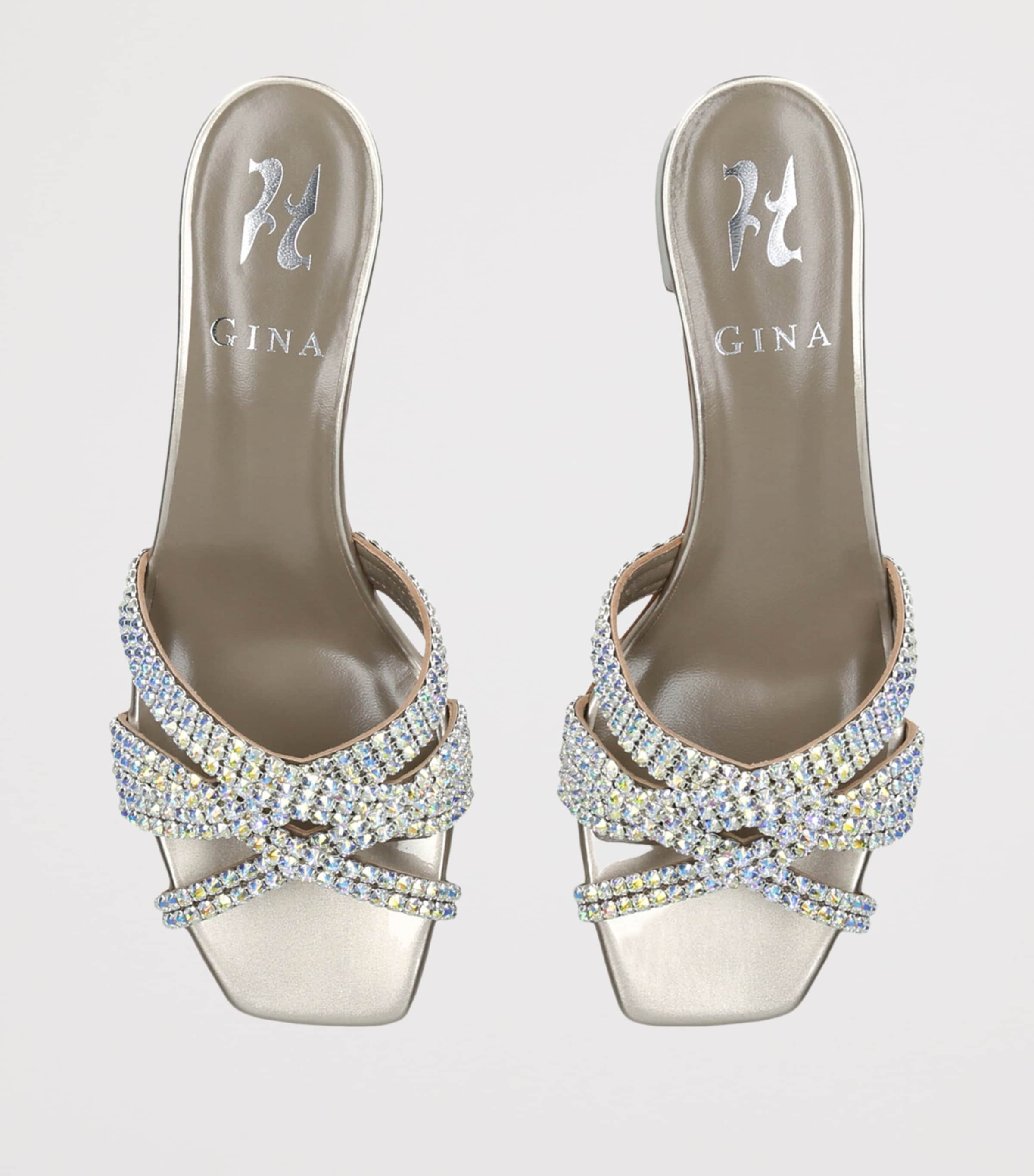 Patent Leather Cornelia Mules 35 GOLD Image 4