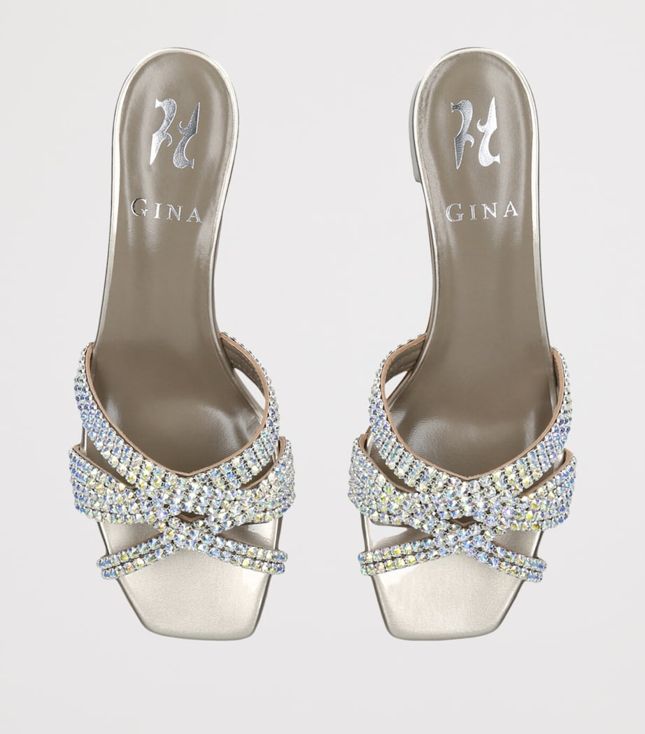 Patent Leather Cornelia Mules 35 GOLD Image 4