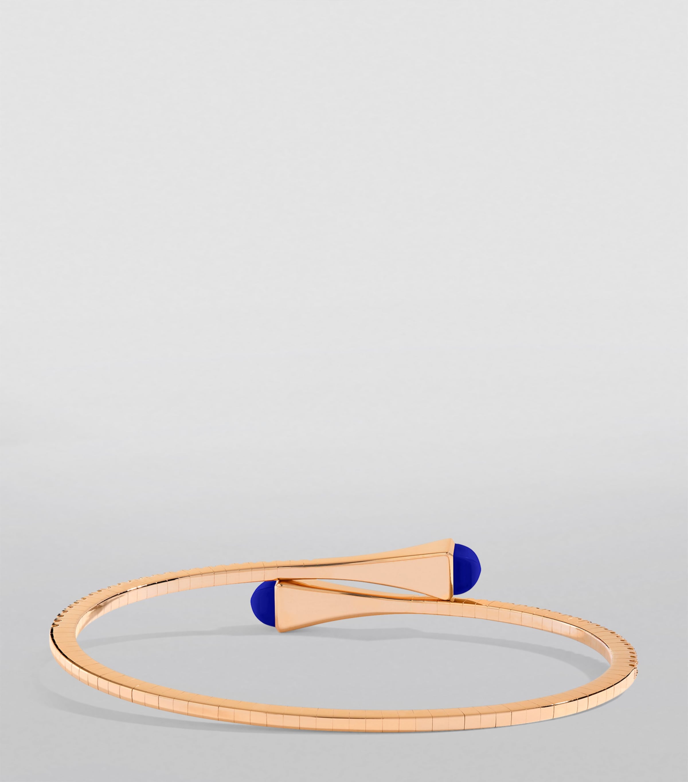 Rose Gold, DIamond and Lapis Lazuli Cleo Slim Bracelet ROSE GOLD Image 2