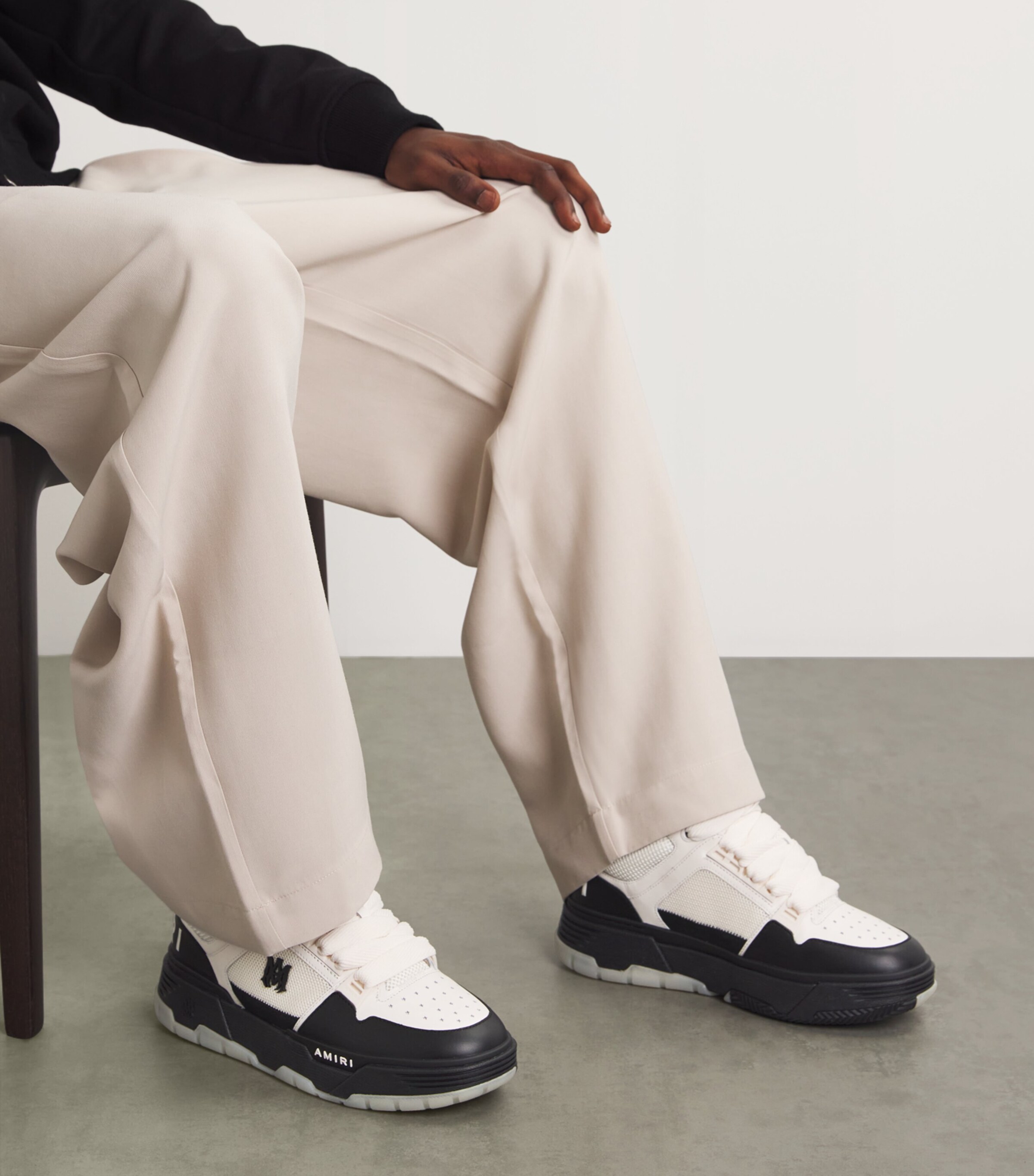 AMIRI Leather MA-1 Sneakers | Harrods US