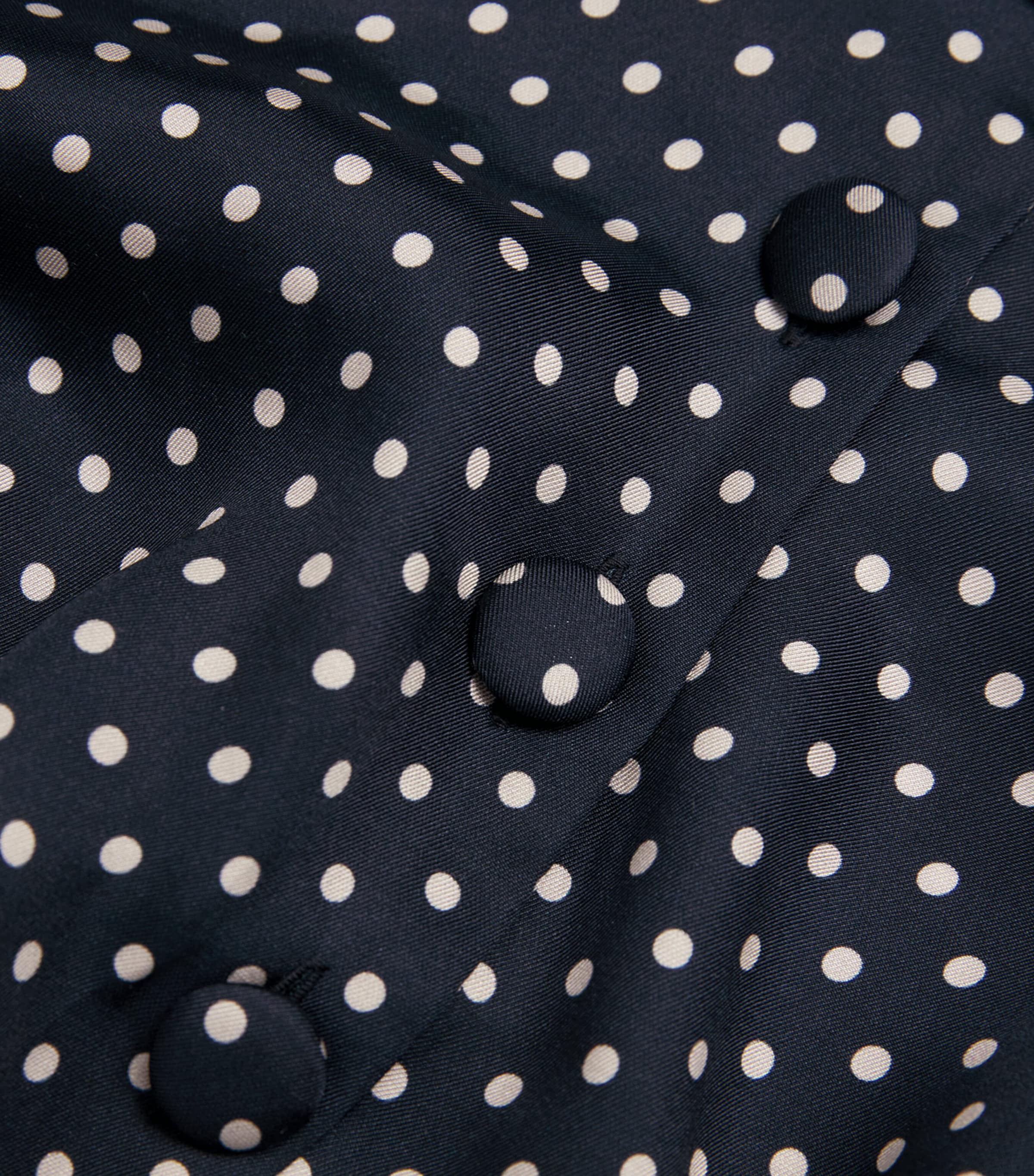 Silk-Blend Monette Mini Dress HEPBURN DOT Image 5