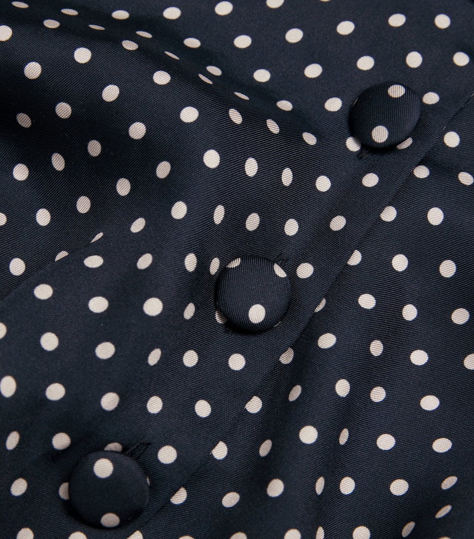 Silk-Blend Monette Mini Dress HEPBURN DOT Image 5