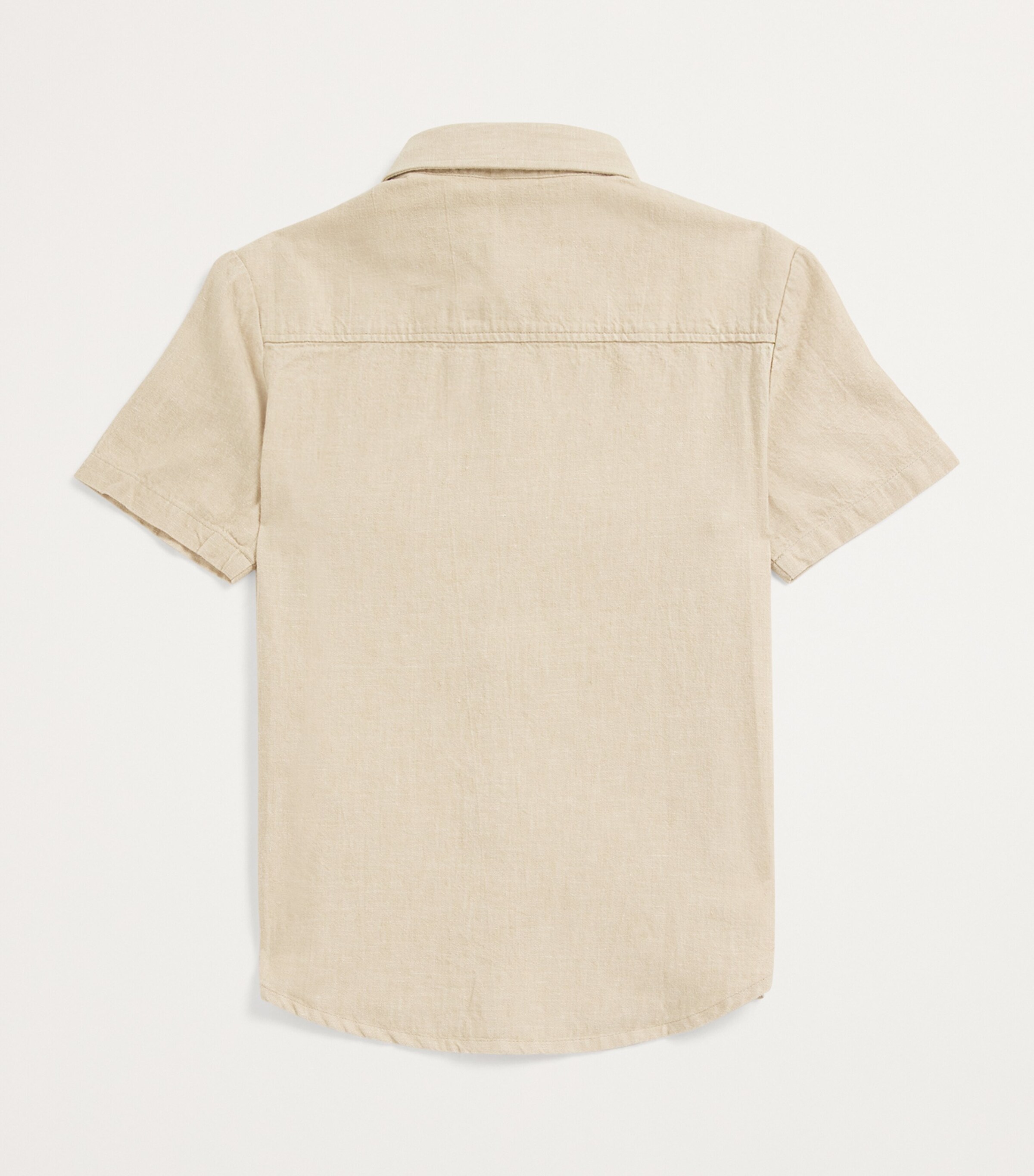 Linen-Cotton Shirt (4-16 Years) 249 STONE Image 2
