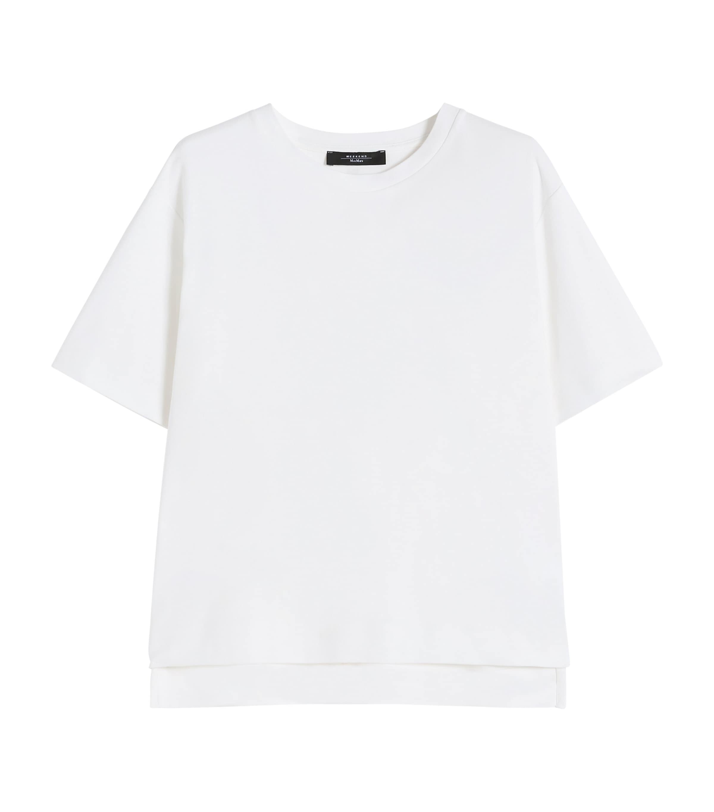 Weekend Max Mara Womens Cotton T-Shirt White Image 1