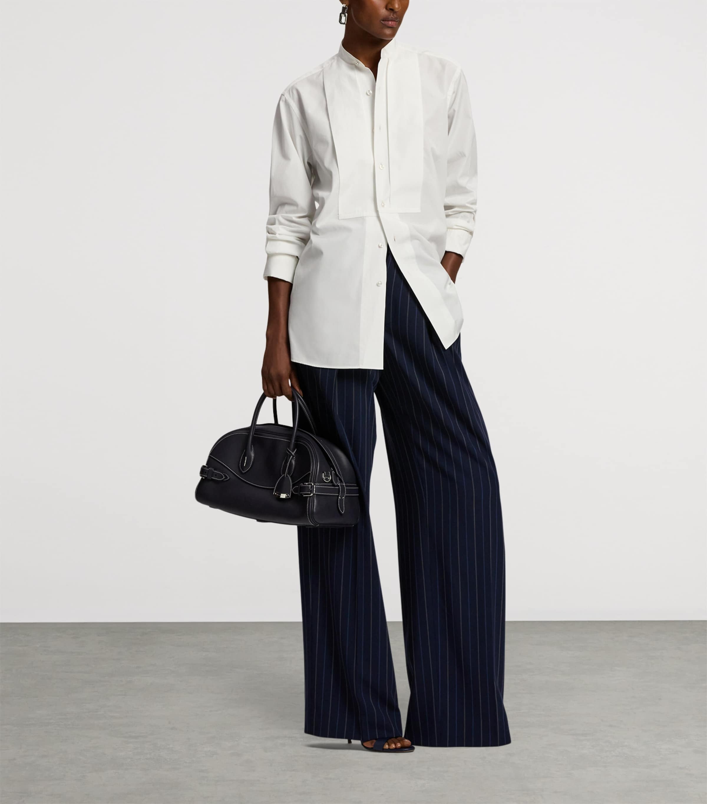 Ralph Lauren Collection Womens Cotton Kirstin Shirt White Image 2