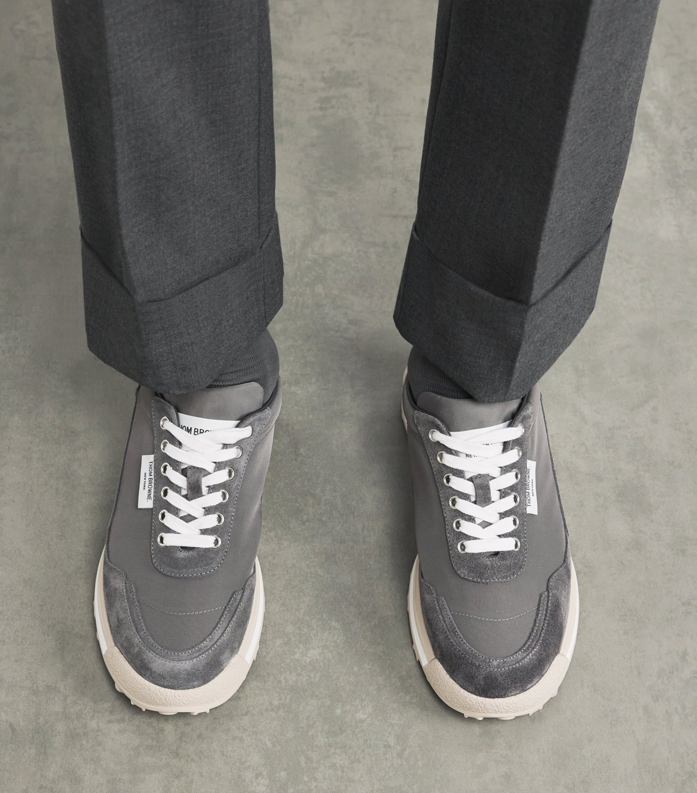 Tech Nylon Alumni Sneakers MED GREY Image 2