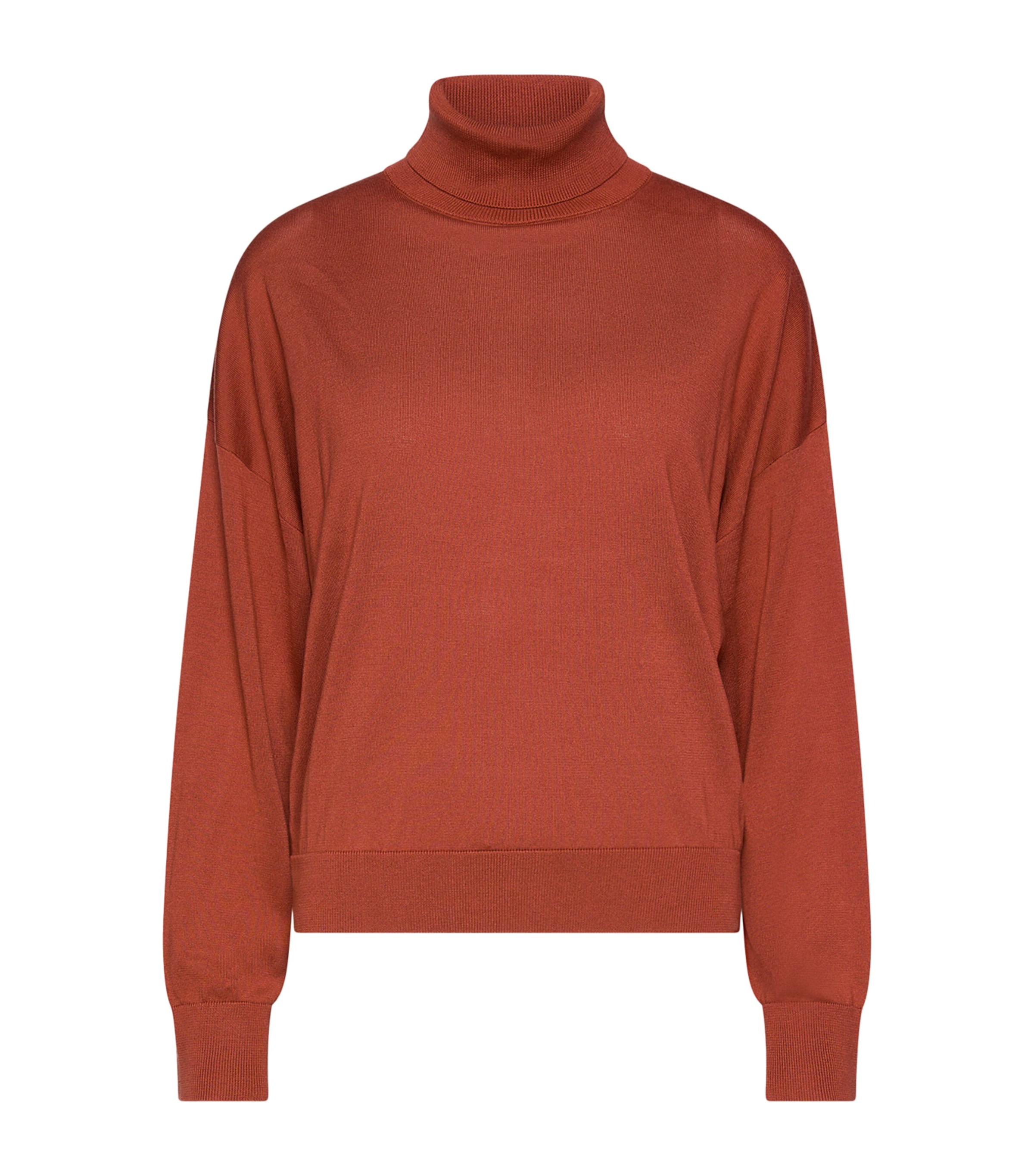 Marella Womens Rollneck Sweater Rust Image 1