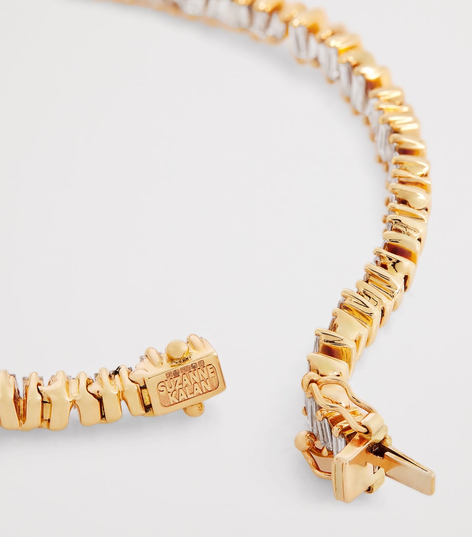 Suzanne Kalan Rose Gold and Diamond Classic Tennis Bracelet Rg/wd Image 4