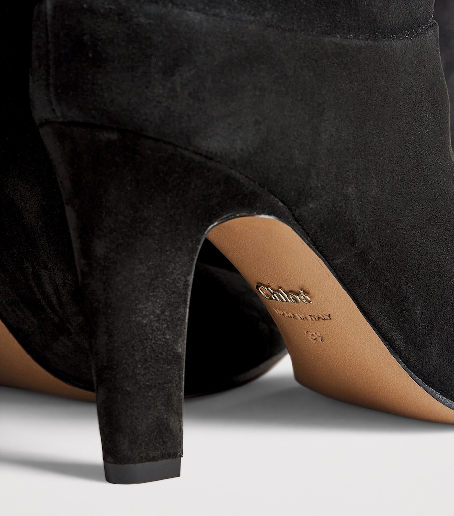 Suede Eve Over-The-Knee Boots 85 BLACK Image 7