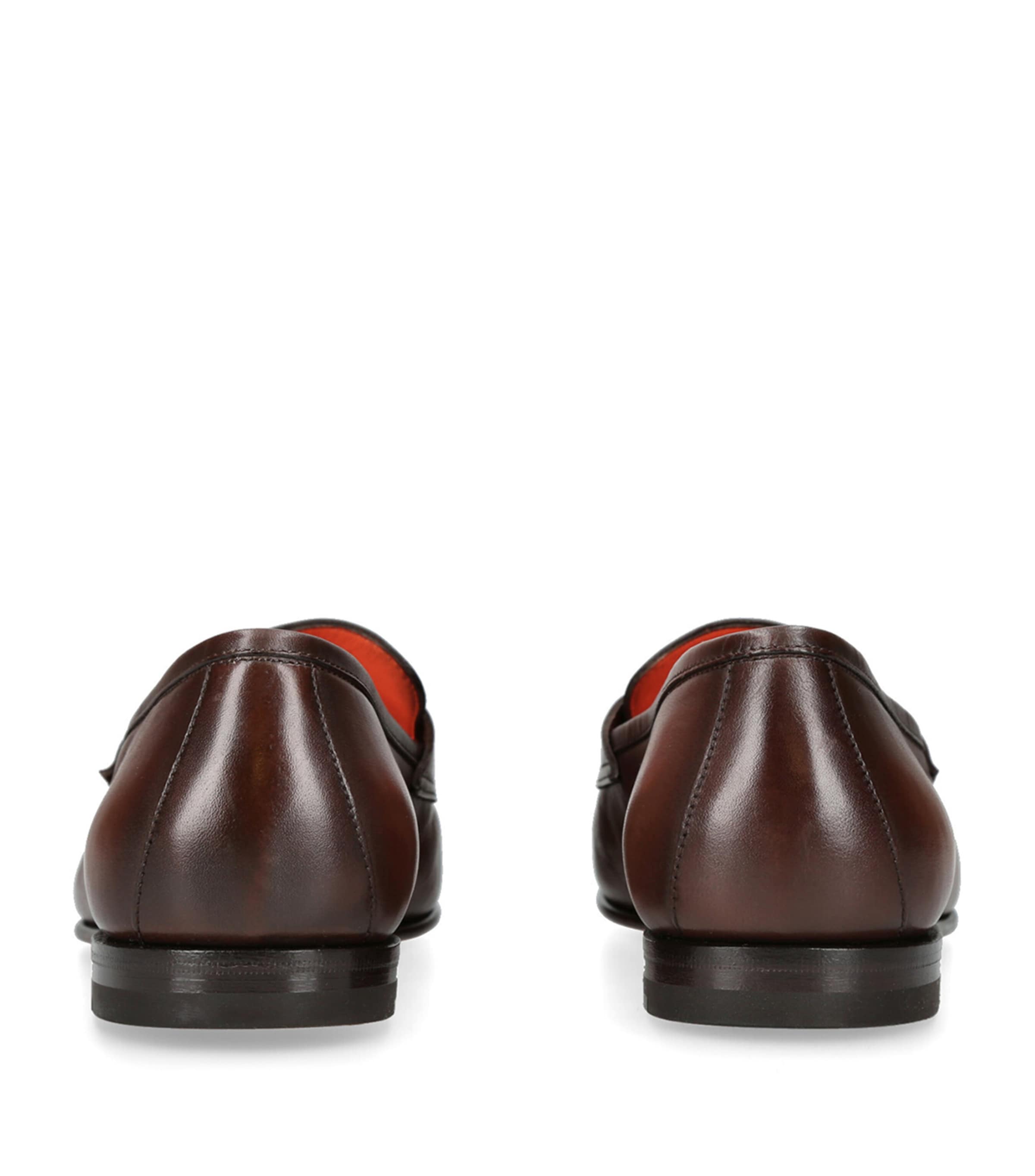 Leather Carlos Loafers BROWN Image 2