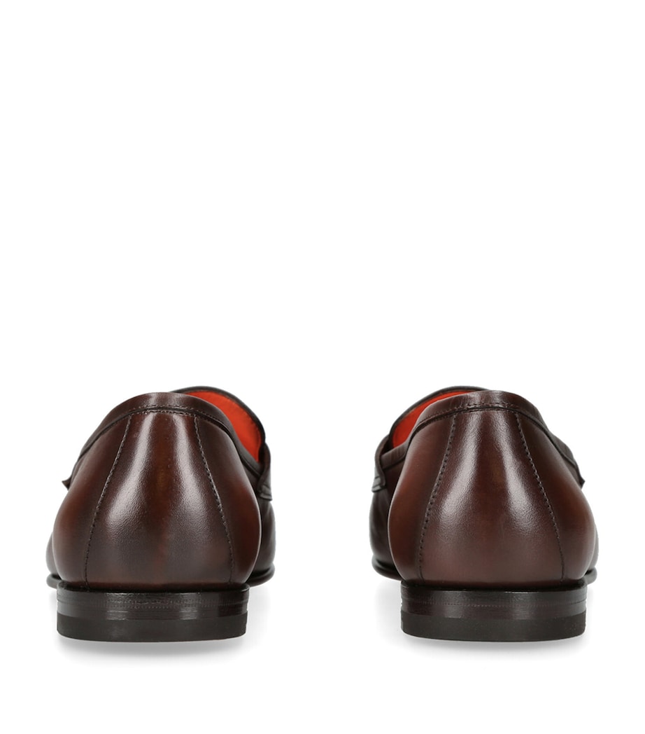 Leather Carlos Loafers BROWN Image 2