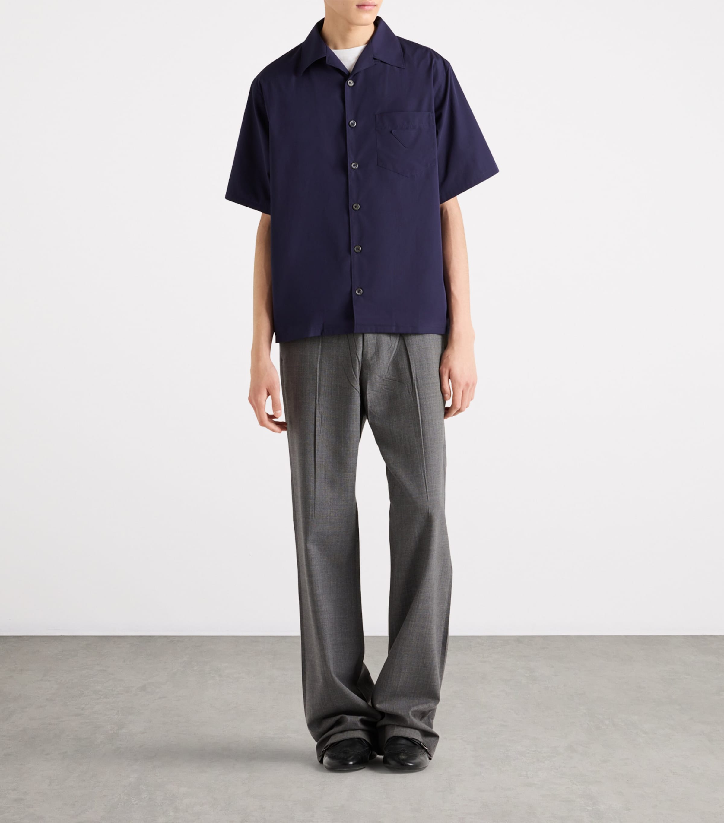 Prada Cotton Bowling Shirt Harrods NL