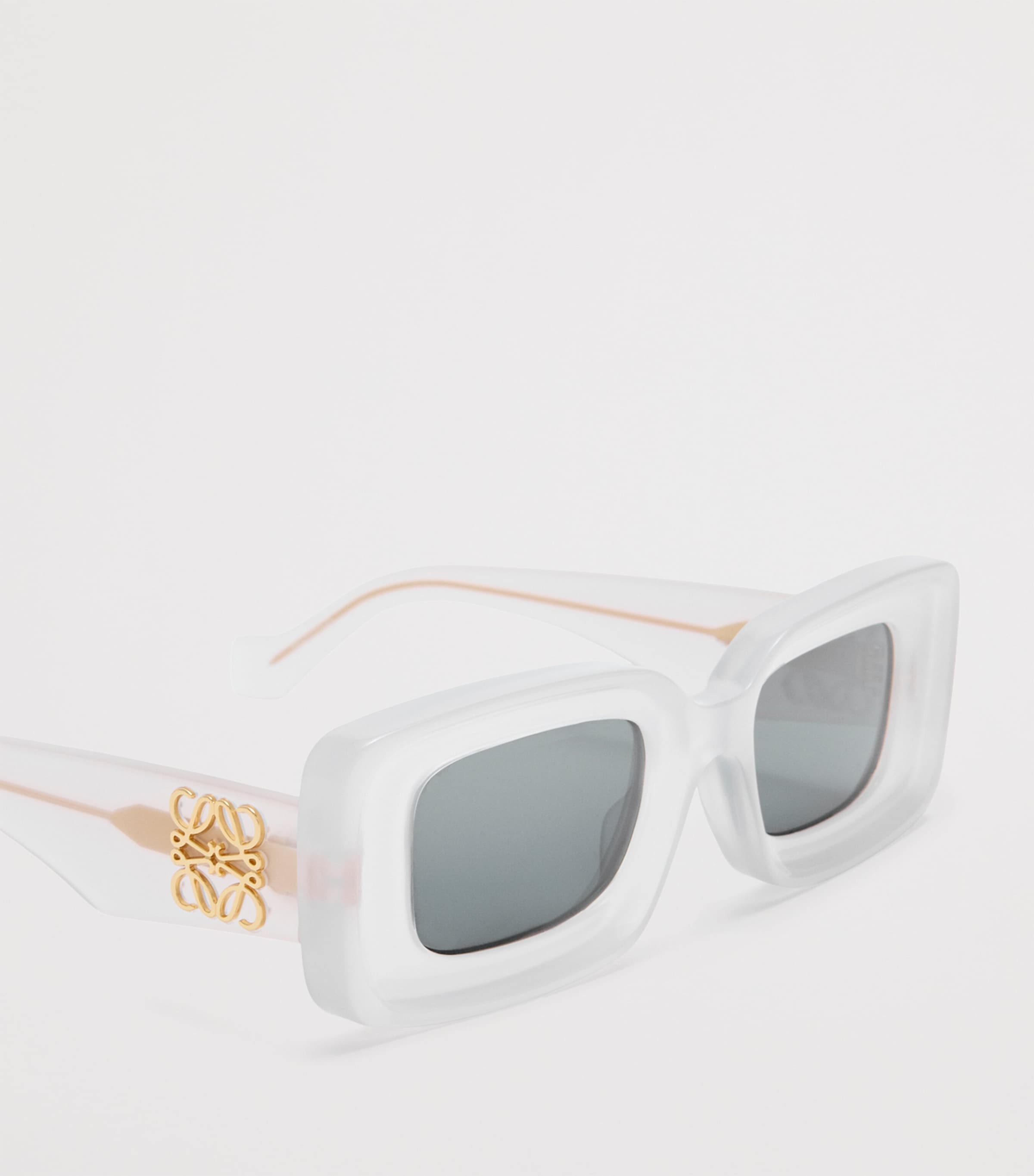 Rectangular Sunglasses WHITE Image 5