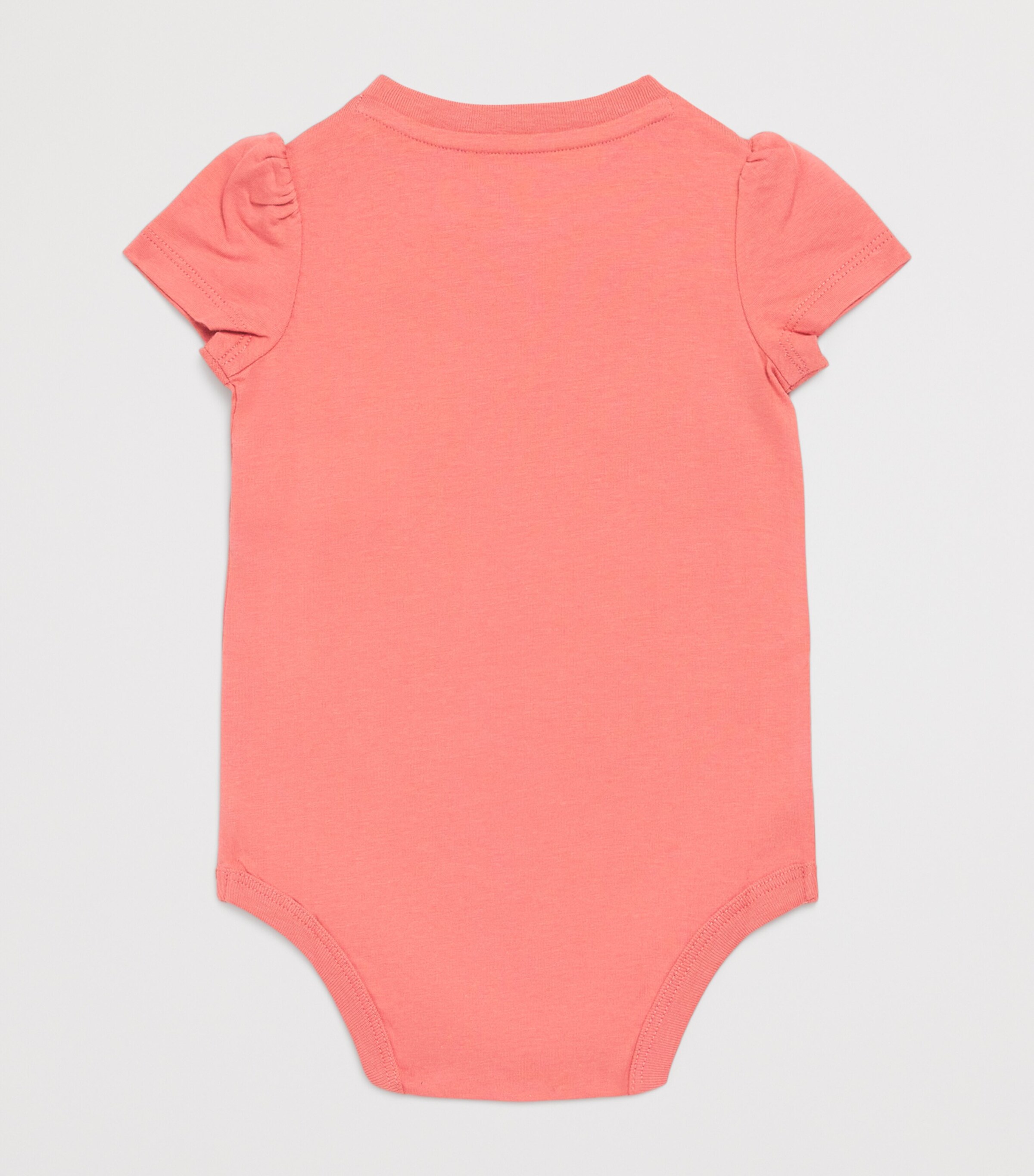 Cotton Polo Bear Bodysuit (3-24 months) PINK Image 2