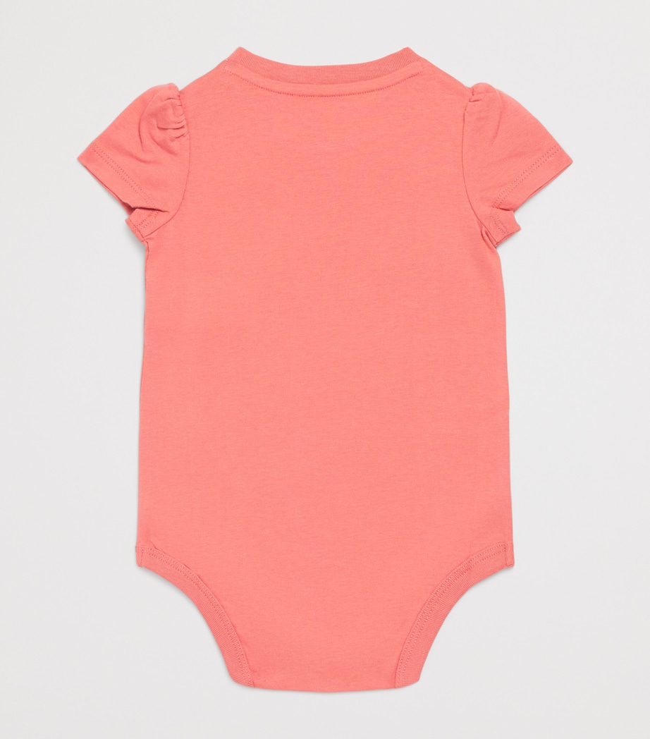 Cotton Polo Bear Bodysuit (3-24 months) PINK Image 2
