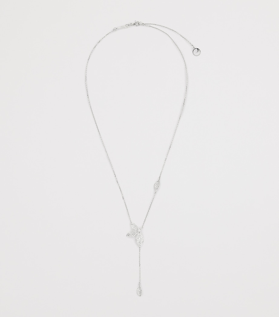 White Gold and Diamond Secret Garden Apple Necklace WHITE GOLD Image 3