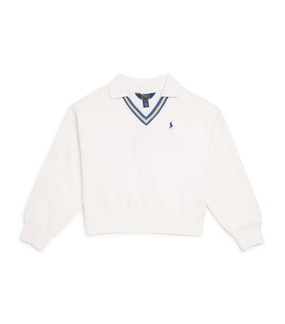 Ralph Lauren Kids Cricket Sweater (7-14 Years) White Image 1