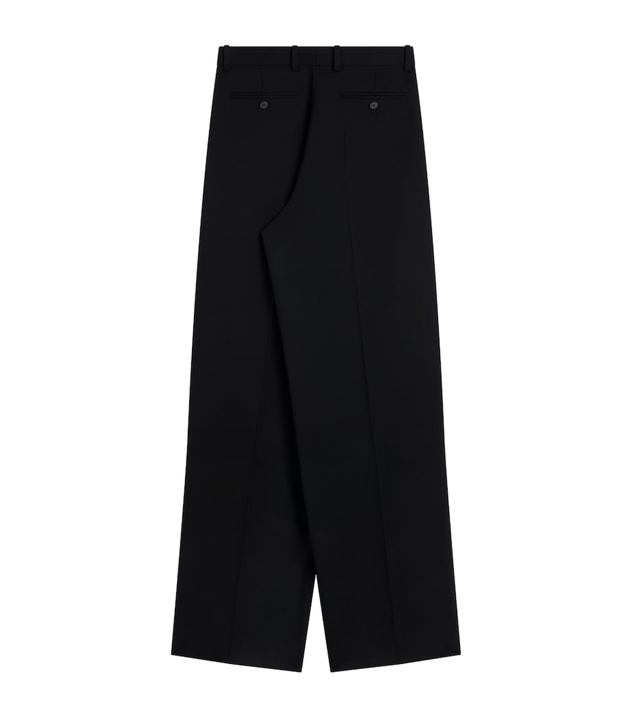 Givenchy Womens Wool Pleated Trousers Image 2