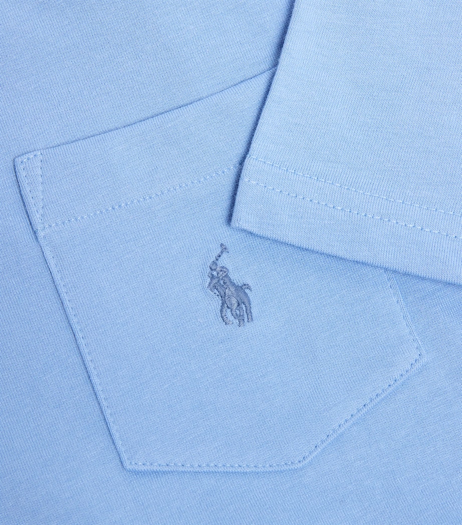 Cotton Logo Pocket T-Shirt (2-7 Years) CHAMBRAY BLUE/C7560 Image 3