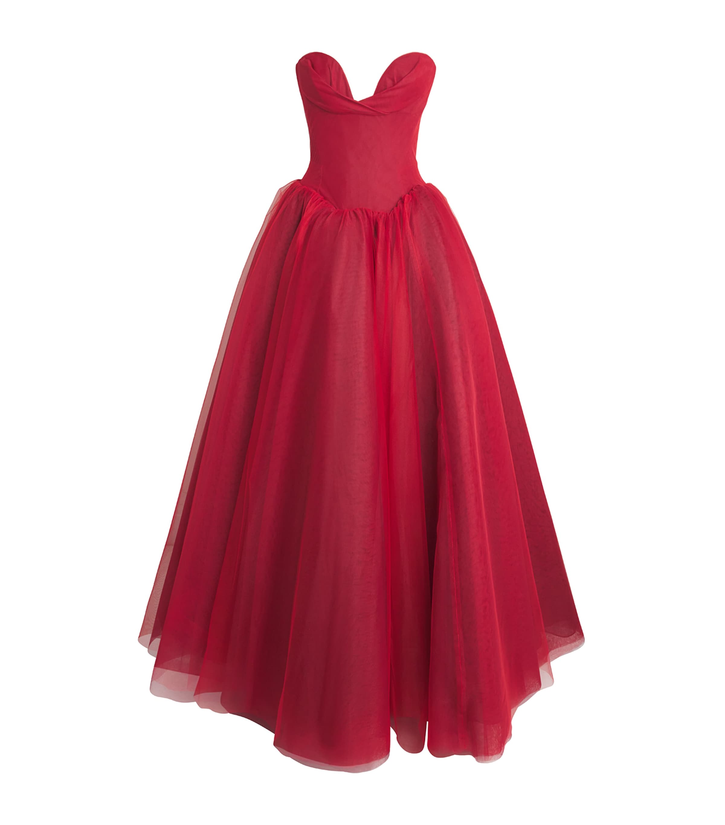 Vivienne Westwood Darling Gown In Burgundy