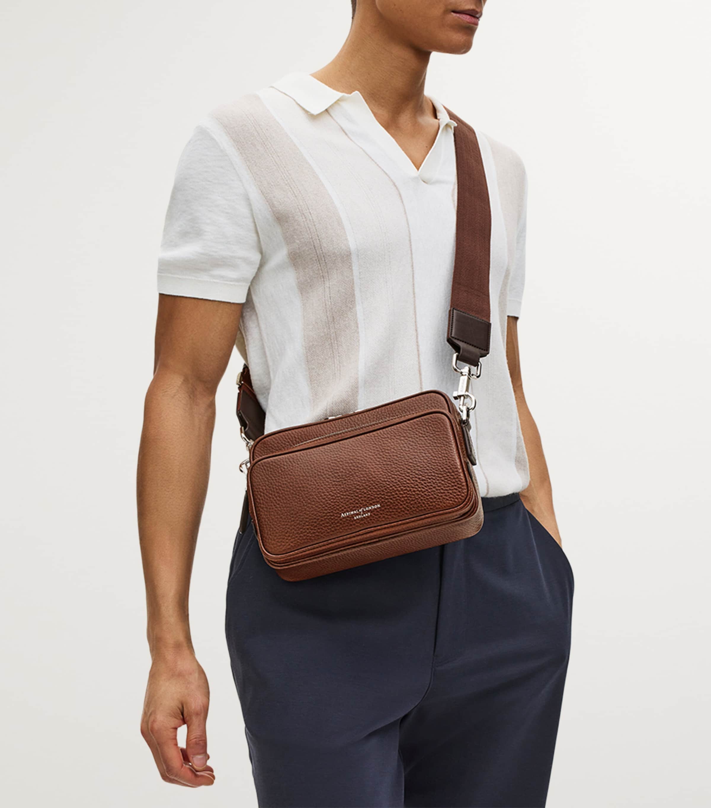 Reporter East West Messenger Bag TOBACCO Image 6