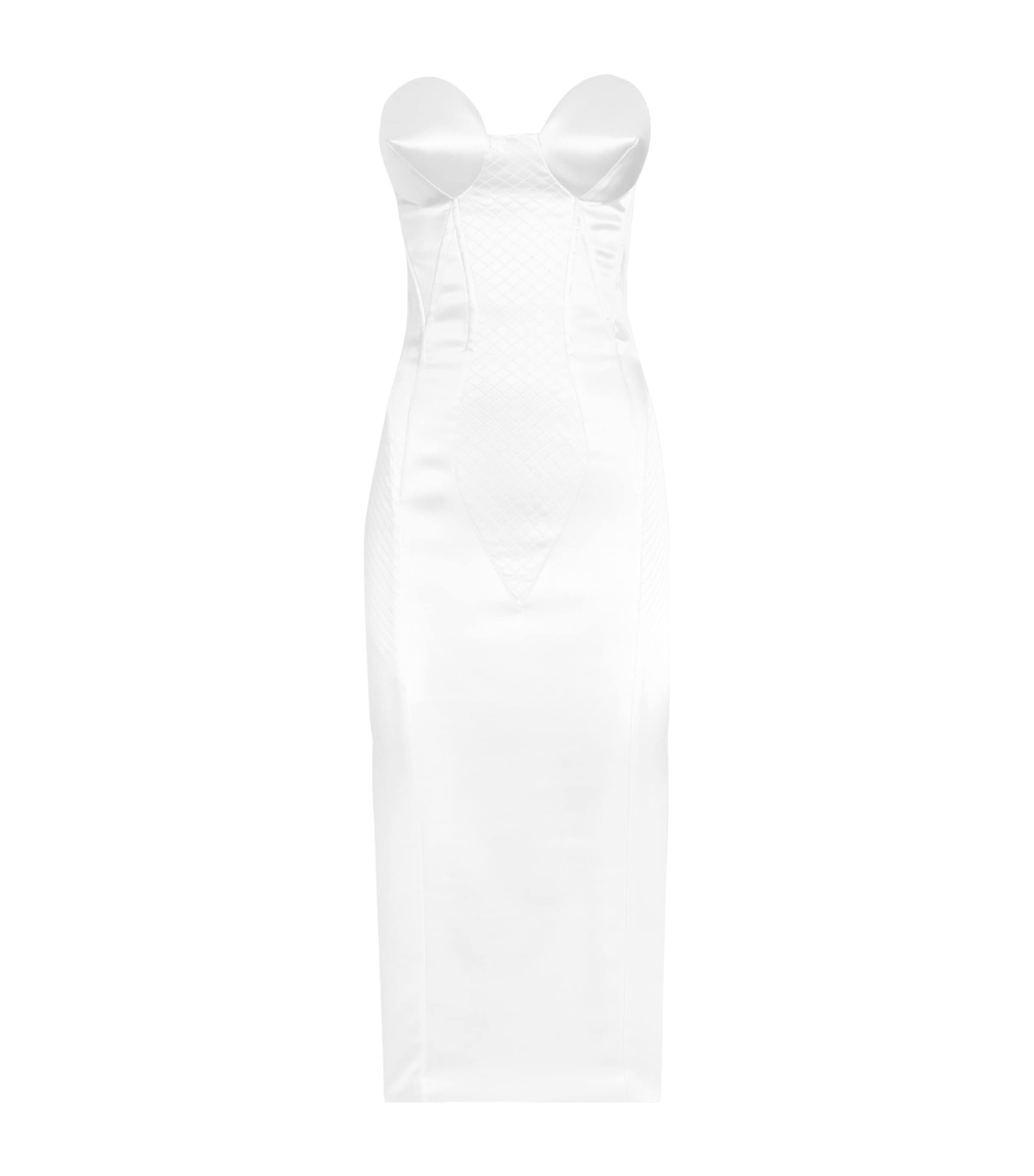Dolce & Gabbana Stretch Satin Midi Dress