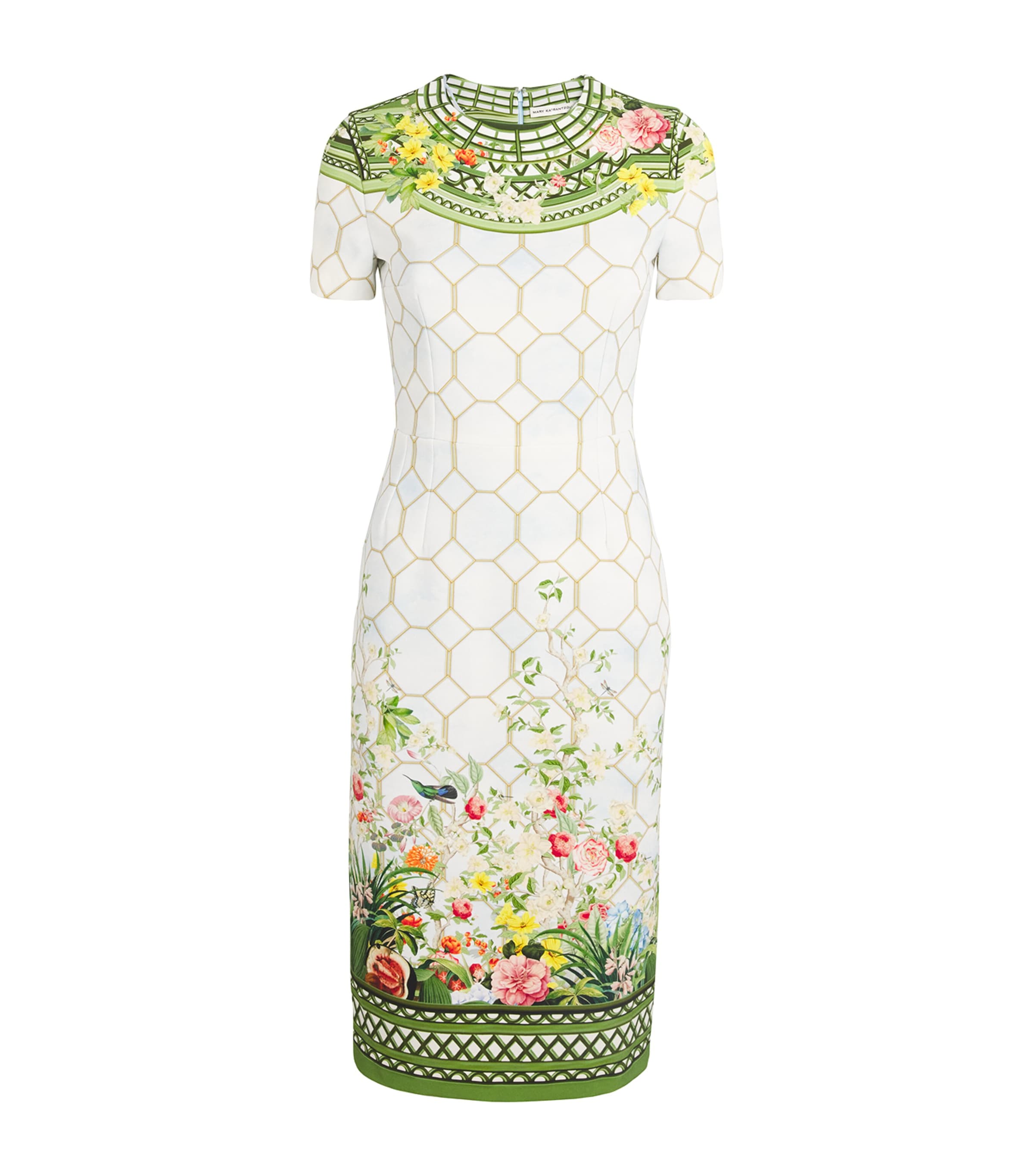 Mary Katrantzou Naomi Conservatoire Sky Dress In White