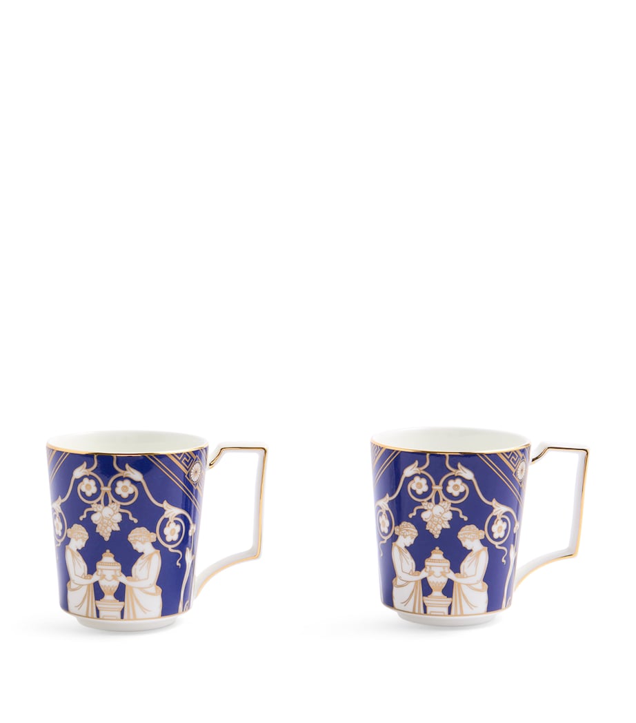 Set of 2 Renaissance Mugs (300ml) BLUE Image 1