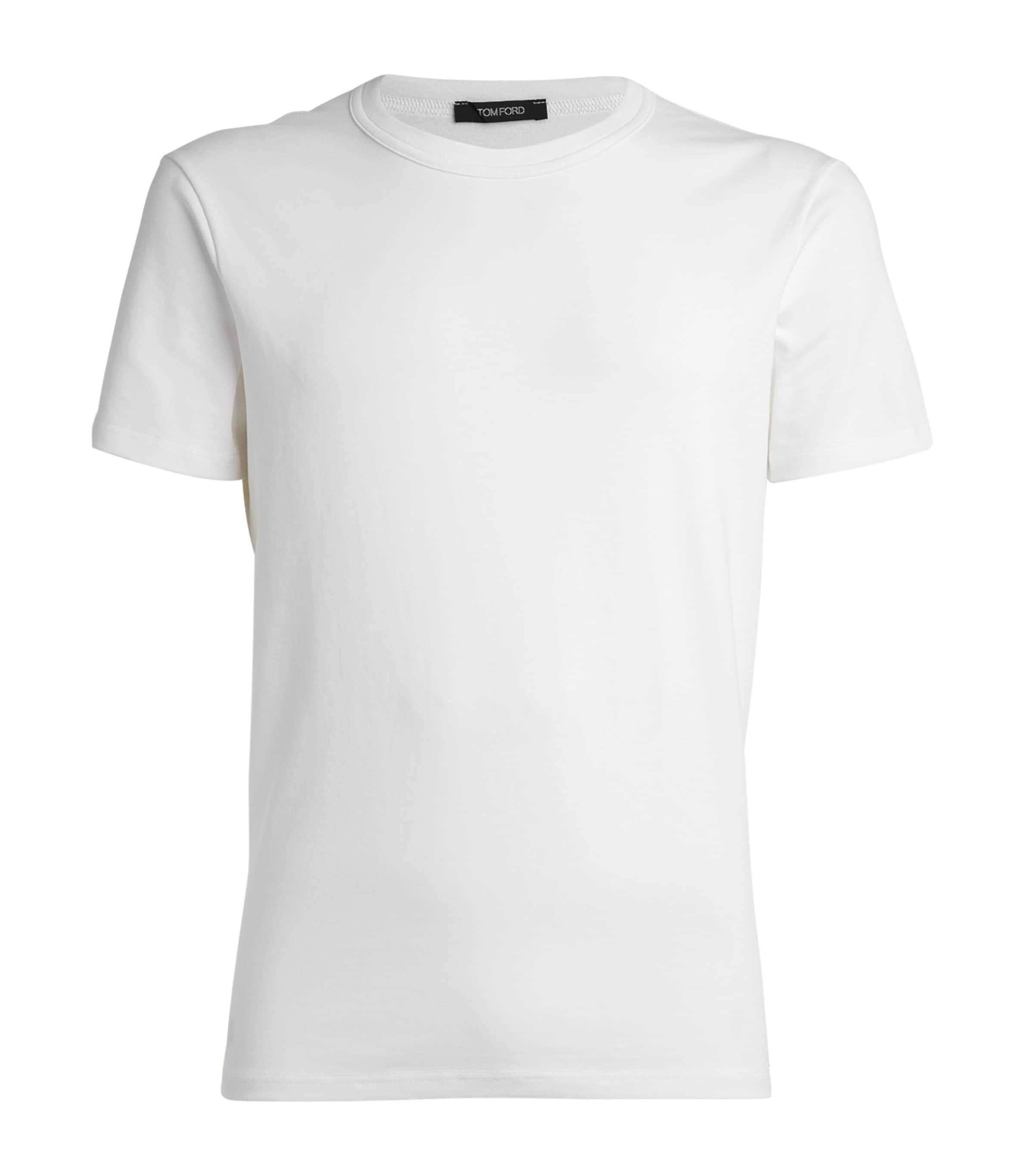 TOM FORD White Stretch-Cotton T-Shirt | Harrods UK