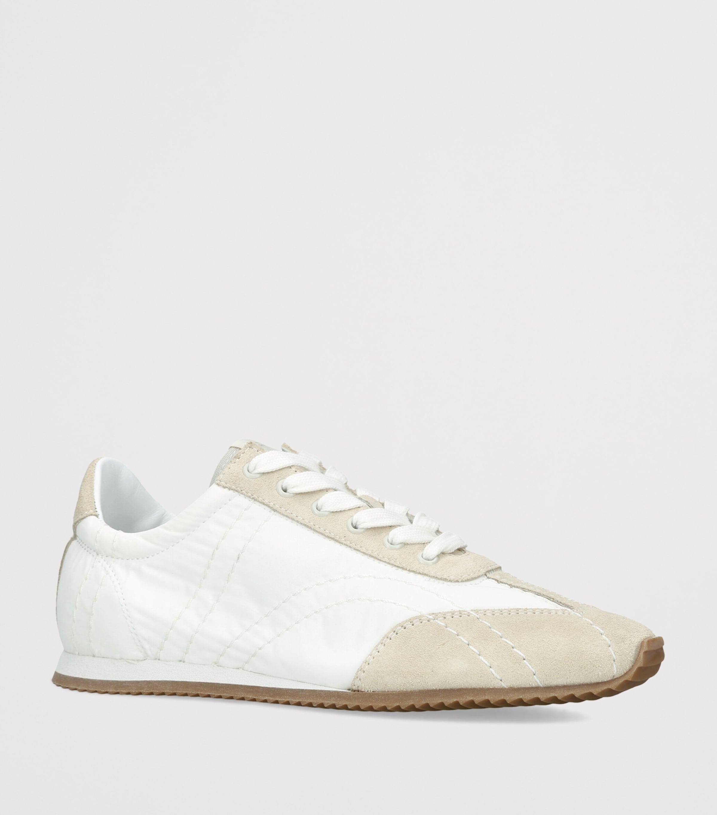 Toteme Suede Flex Sneakers White/comb Image 3