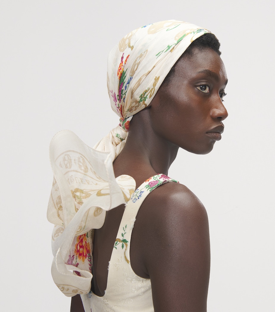 Silk Printed Scarf 9279 Image 2