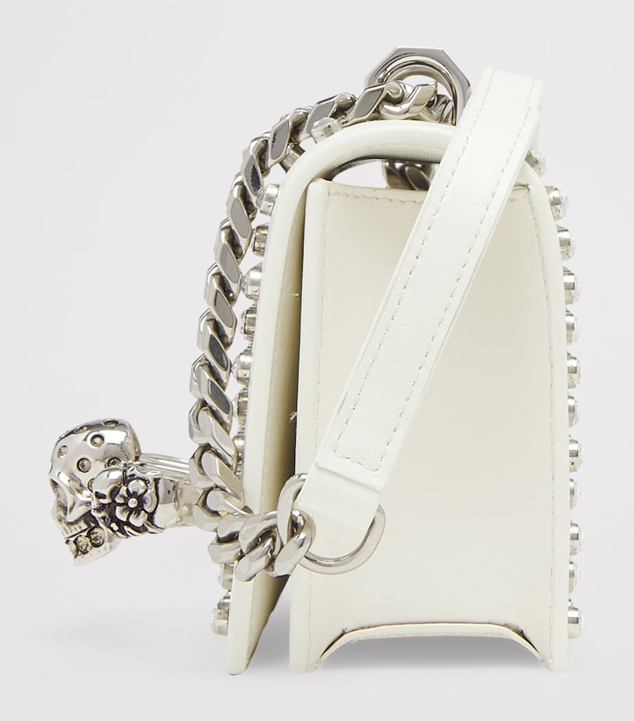 Mini Leather Jewelled Satchel 8500 Image 3