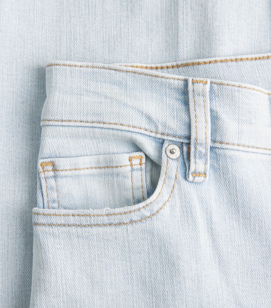 FRAME Womens Le Slim Palazzo Wide-Leg Jeans Preen Raw After Image 6