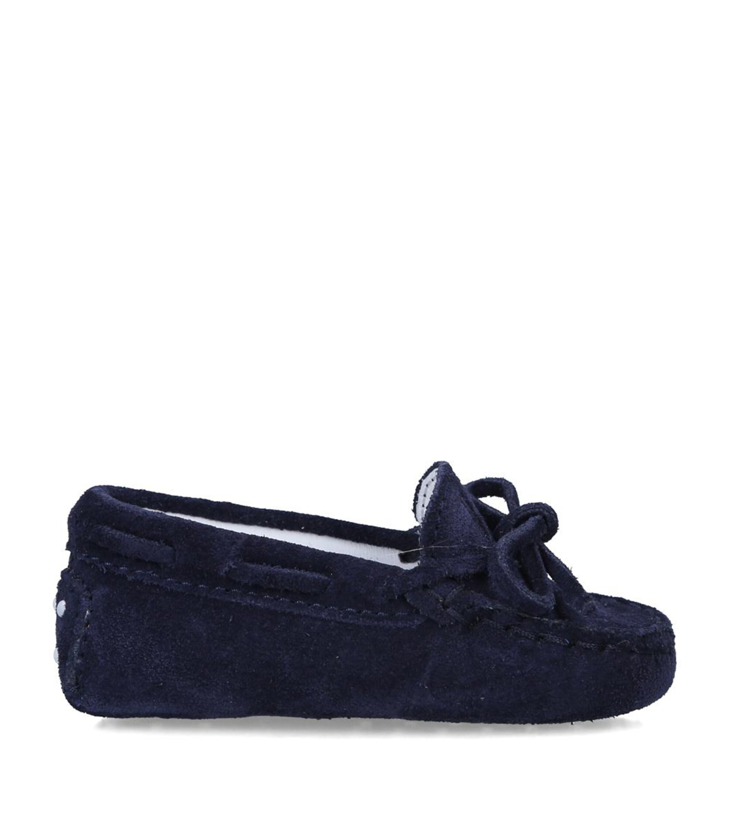 Tod's Suede Gommini Loafers Navy Image 3