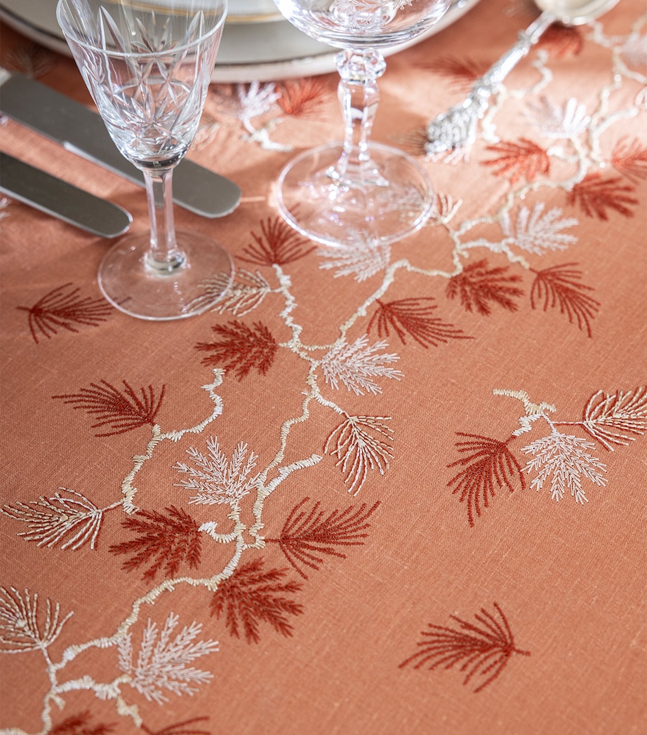 Linen Embroidered Tablecloth (170cm x 320cm) COUGE SR Image 5