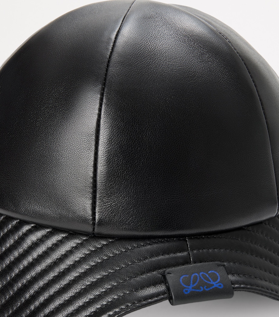 Leather Hiker Hat BLACK Image 5