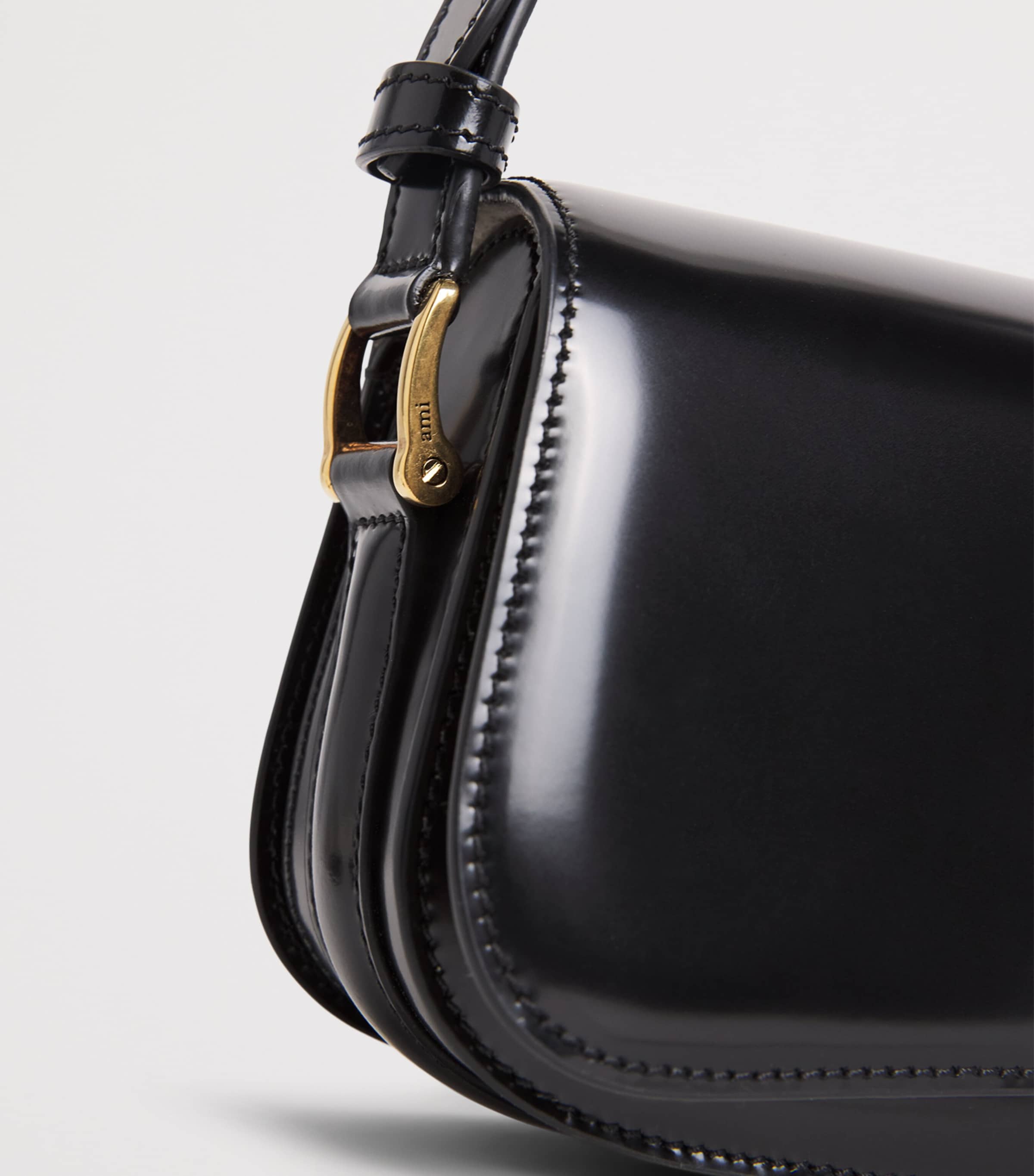 Leather Paris Paris Shoulder Bag NOIR - 001 Image 6