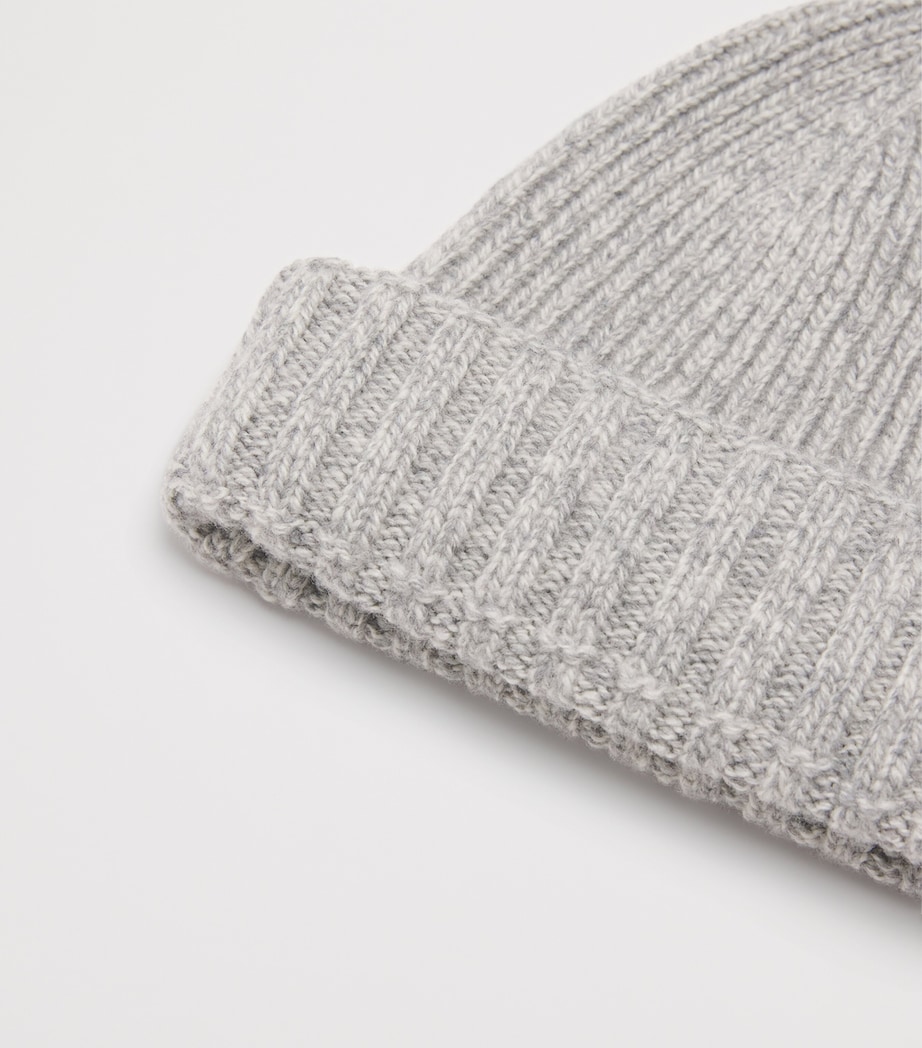 Cashmere-Wool Ribbed Beanie POLAR Image 3