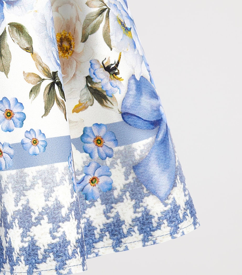 Floral Print Skirt (3-36 Months) ECRU/CELESTE Image 4