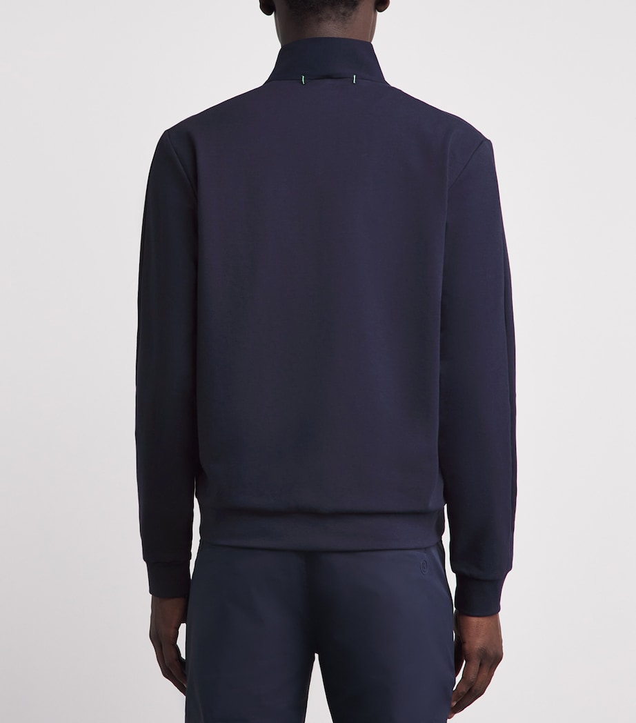 Bogner Mens Cotton-Blend Connor Quarter-Zip Sweatshirt Image 5