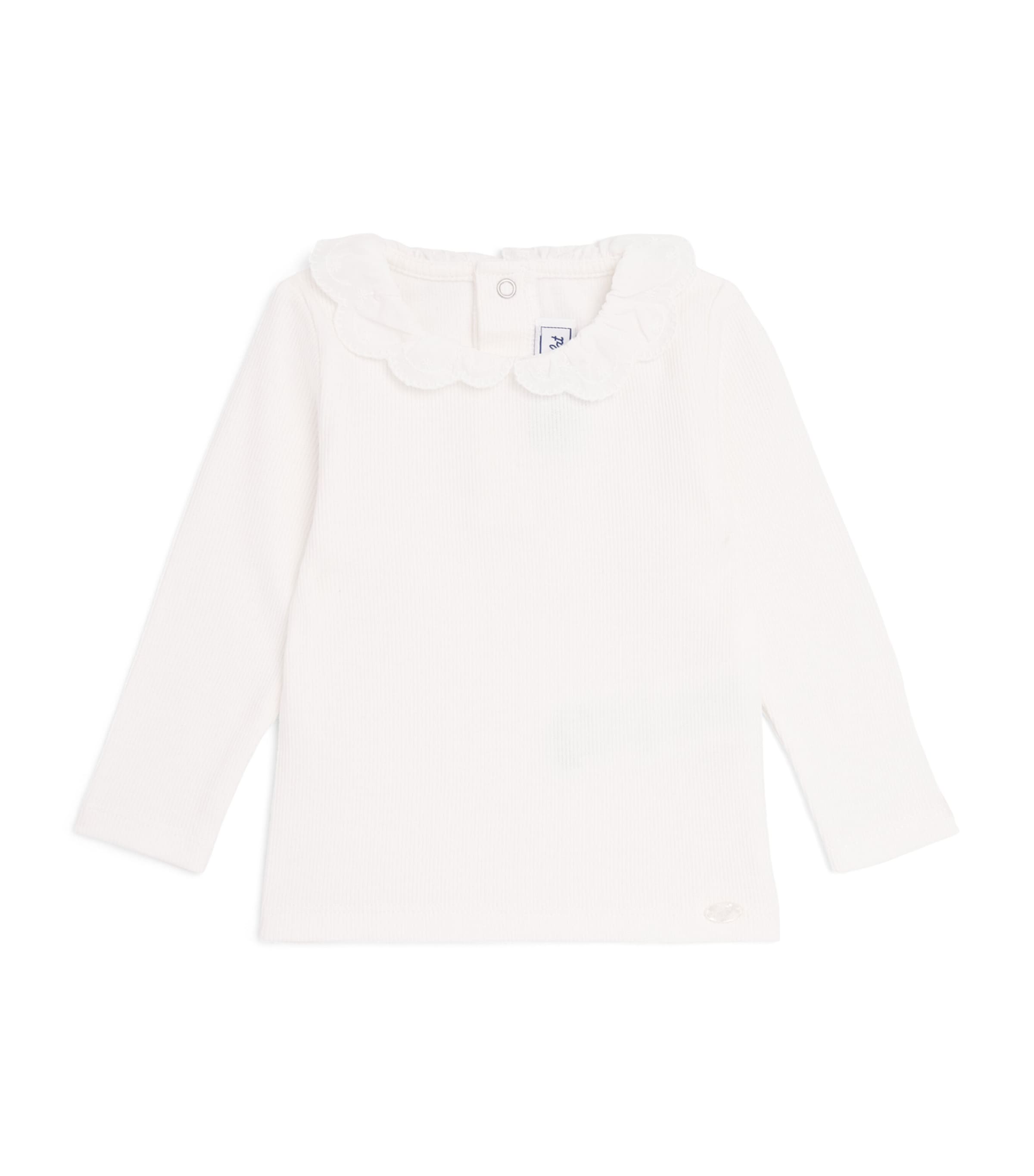 Tartine et Chocolat Stretch-Cotton Ruffle-Collar Top (3 Months-4 Years) Image 1