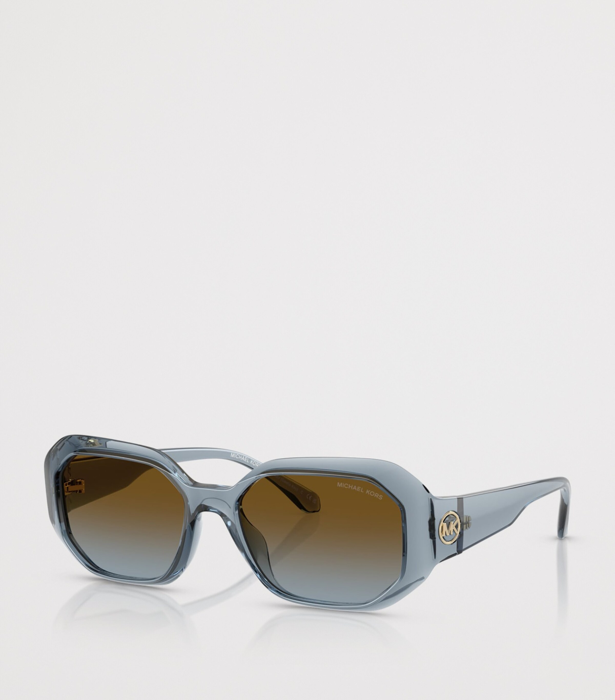 Michael Kors Siesta Key Rectangle Sunglasses Blue Image 2