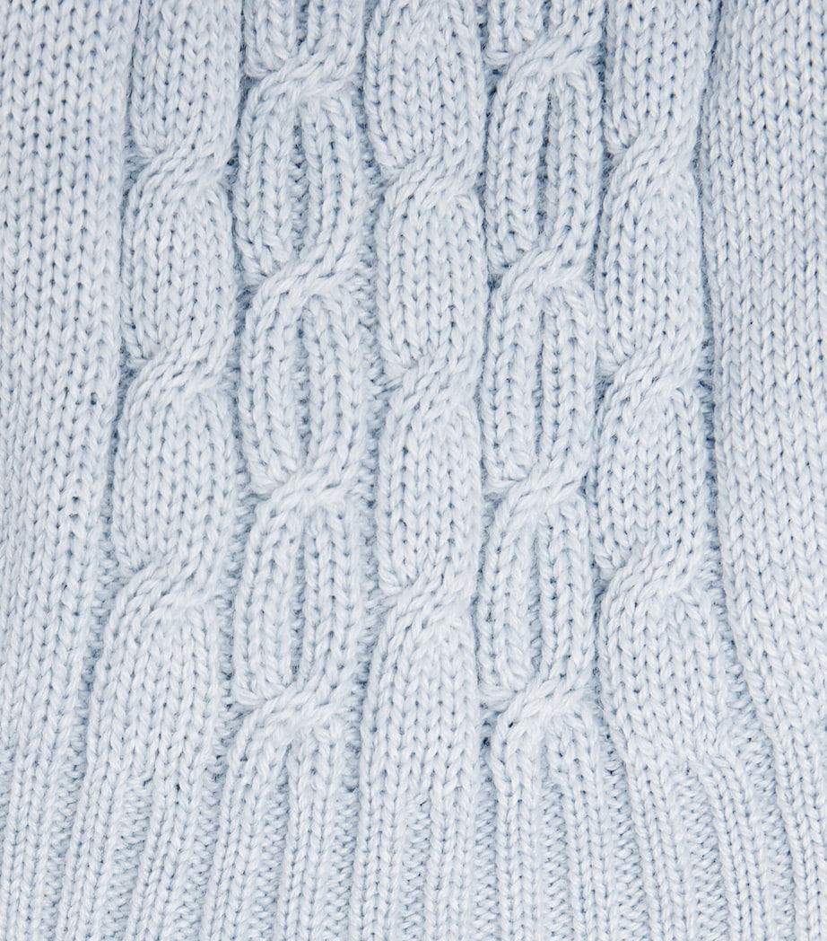 Bimbalo Wool-Blend Beanie (1-24 Months) Pale Blue Image 2