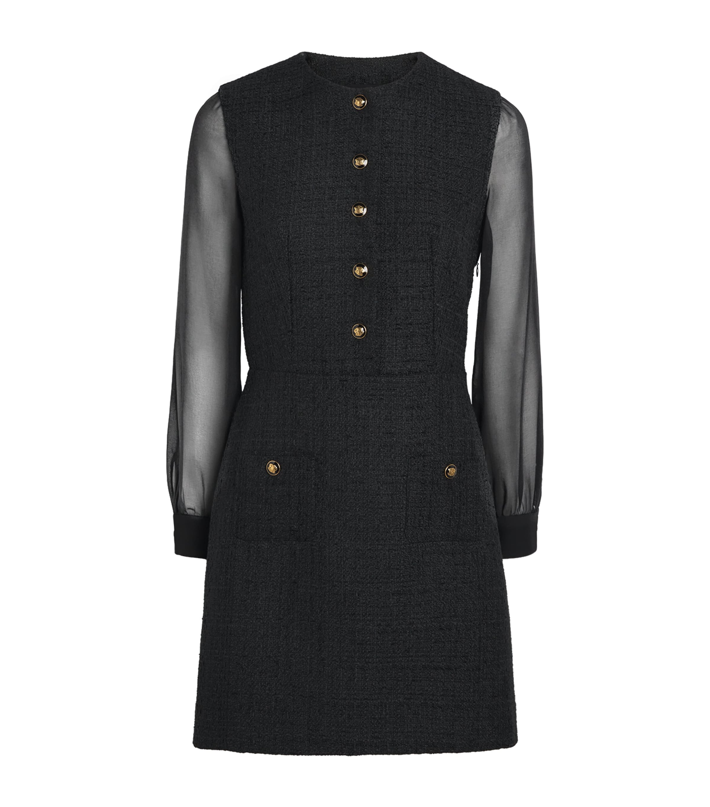 Tweed Mini Dress BLACK Image 1